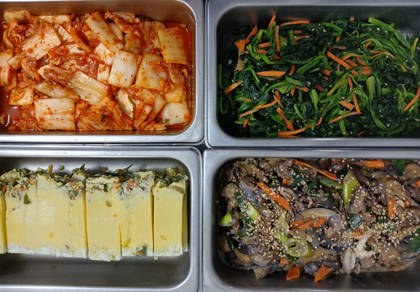 진지한상에서는 상차림전 조리완료 사진도 사전체크합니다.